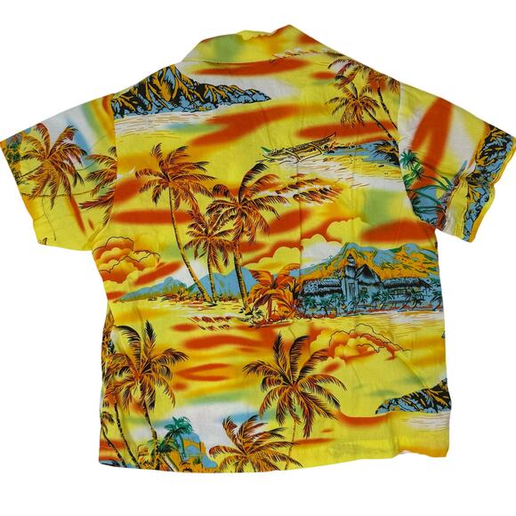 Palmwave Hawaii Kids 4T 100% Cotton Hawaiian Shirt & Shorts Set Made in Hawaii - Picture 3 of 6